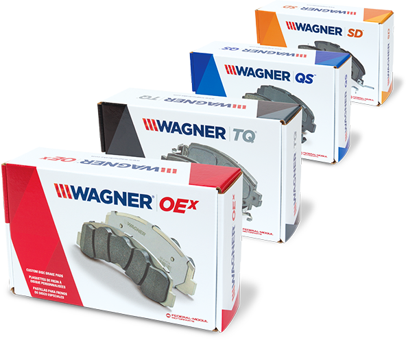 front product family view of wagner brake pad line front family product view of brake pads by wagner