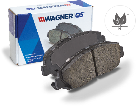 front package view of wagner quickstop brake pad package view of quickstop brake pads by wagner